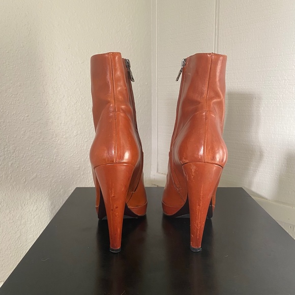 Prada Leather Brown Ankle Boots - Picture 6 of 12